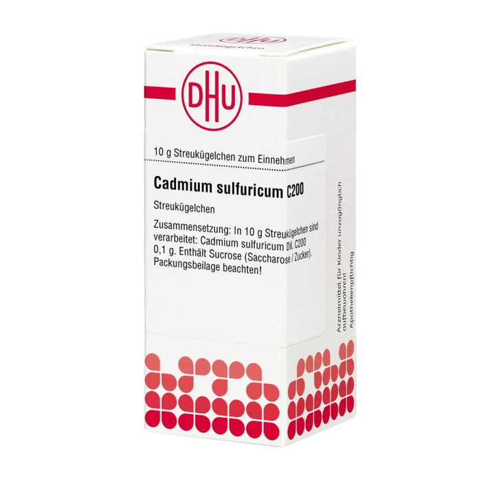 Cadmium sulfuricum C200 DHU Globuli, 10 g GLO