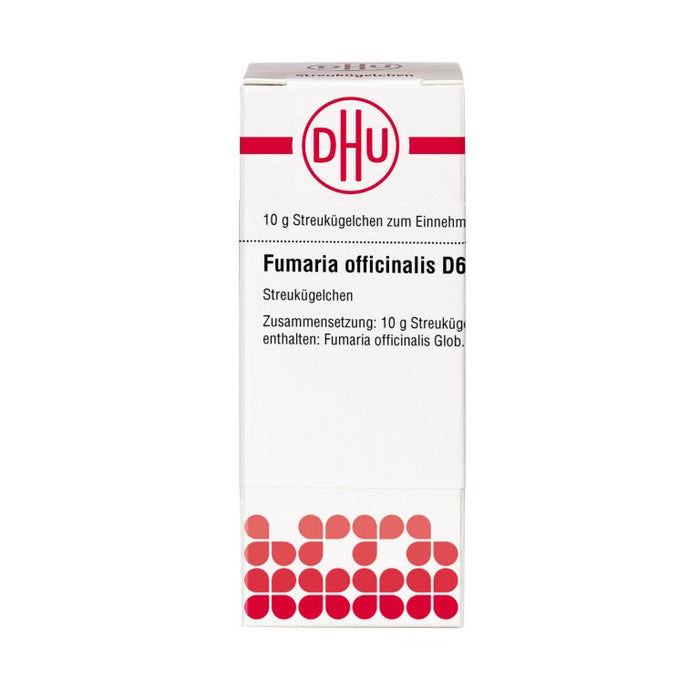 Fumaria officinalis D6 DHU Globuli, 10 g GLO