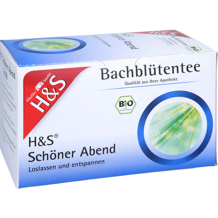 H&S Bio Bachblütentee Schöner Abend, 20X1.5 g FBE