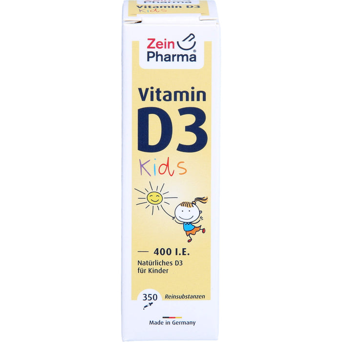 ZeinPharma Vitamin D3 Tropfen 400 I.E. Lösung, 10 ml Solution