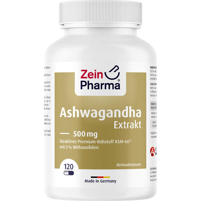 Ashwagandha Extrakt 500mg, 120 St KAP