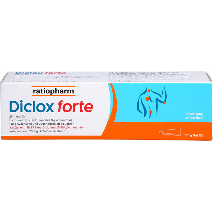 Diclox forte 20 mg/g Gel, 150 g Gel