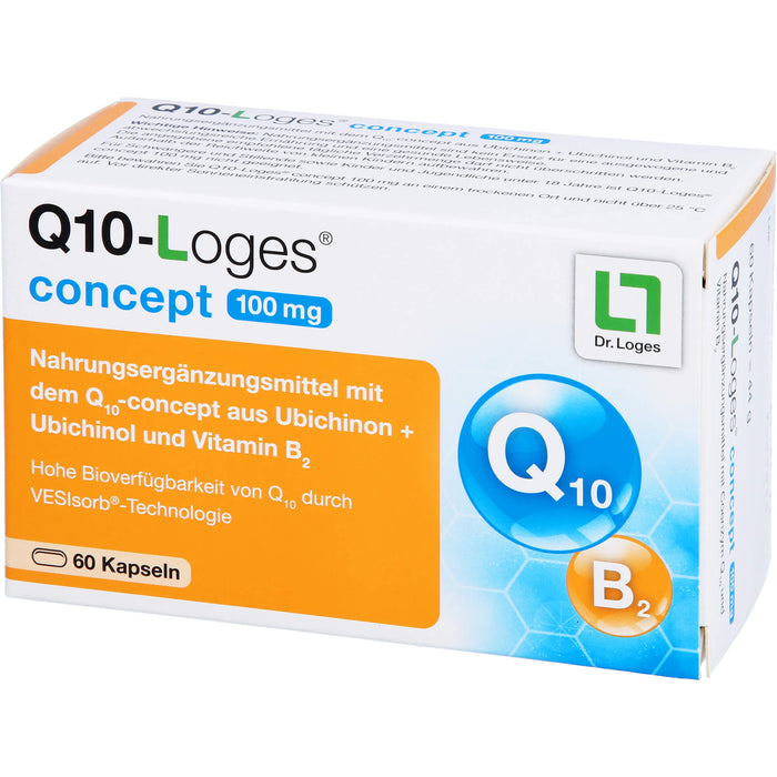 Q10-Loges concept 100 mg Kapseln, 60 pc Capsules