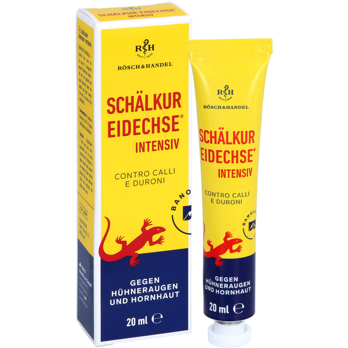 EIDECHSE SCHÄLKUR intensiv 40% Salicylsäure gegen Hühneraugen und Hornhaut, 20 ml Creme