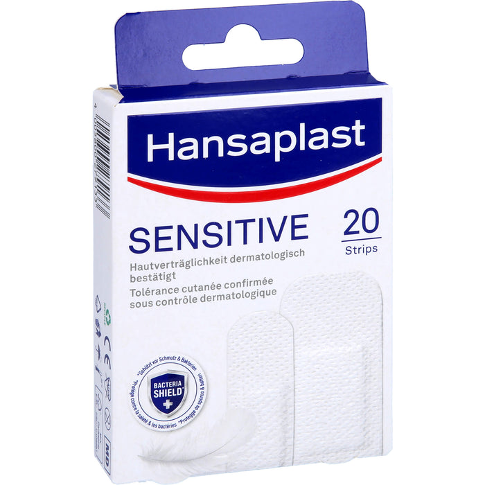 Hansaplast Sensitive Pflaster Hypoallergen, 20 pc Pansement