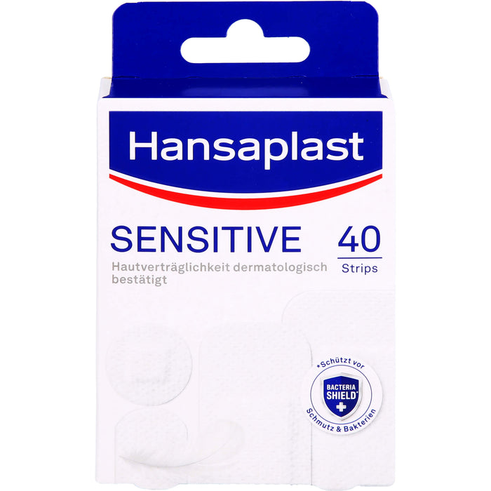 Hansaplast Sensitive Pflaster Hypoallergen 40 Str, 40 St. Pflaster