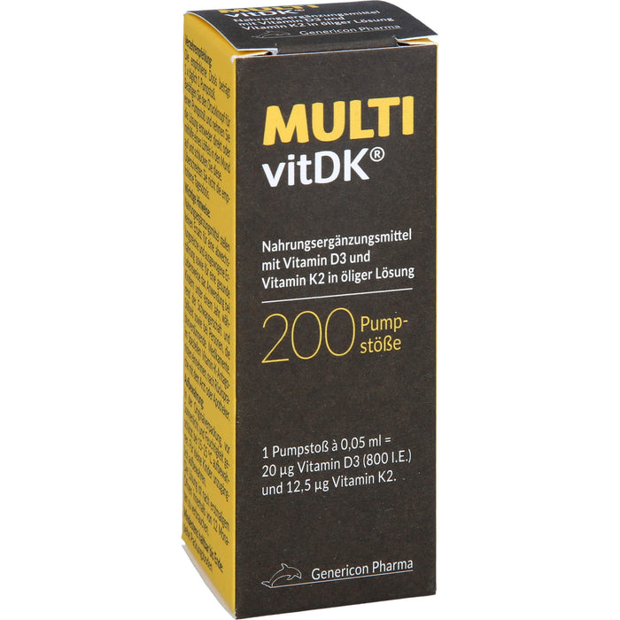 MULTIvitDK Lösung Vitamin D3+K2, 10 ml PPL