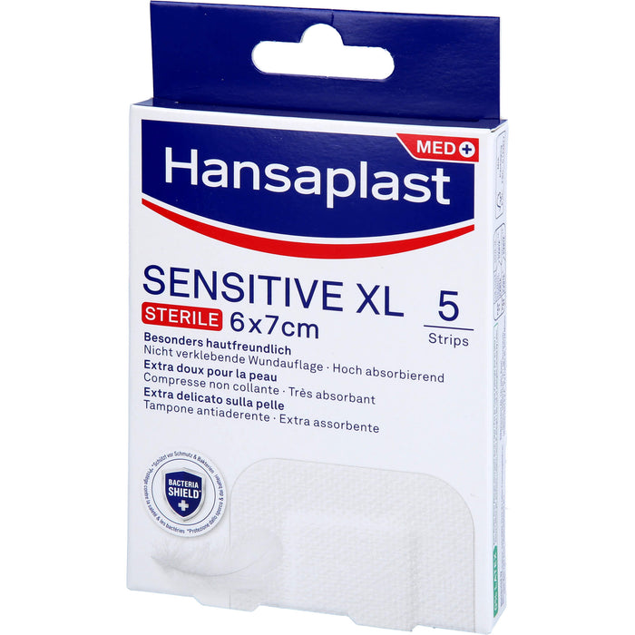 Hansaplast Wundverband Steril Sensitive 6x7cm, 5 pcs. Patch