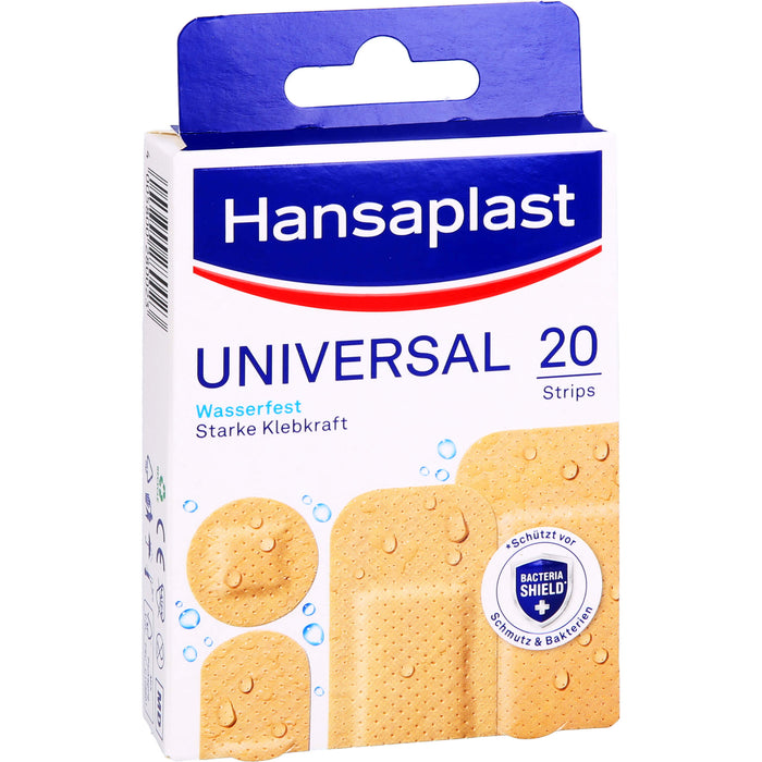 Hansaplast Universal Pflaster Wasserfest 20 Str, 20 pcs. Patch