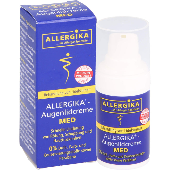 ALLERGIKA Augenlidcreme Med, 15 ml Creme