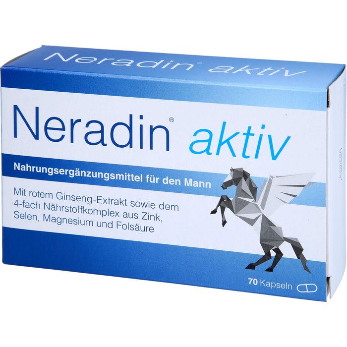 Neradin aktiv Kapseln speziell für die Bedürfnisse des Mannes, 70 pcs. Capsules