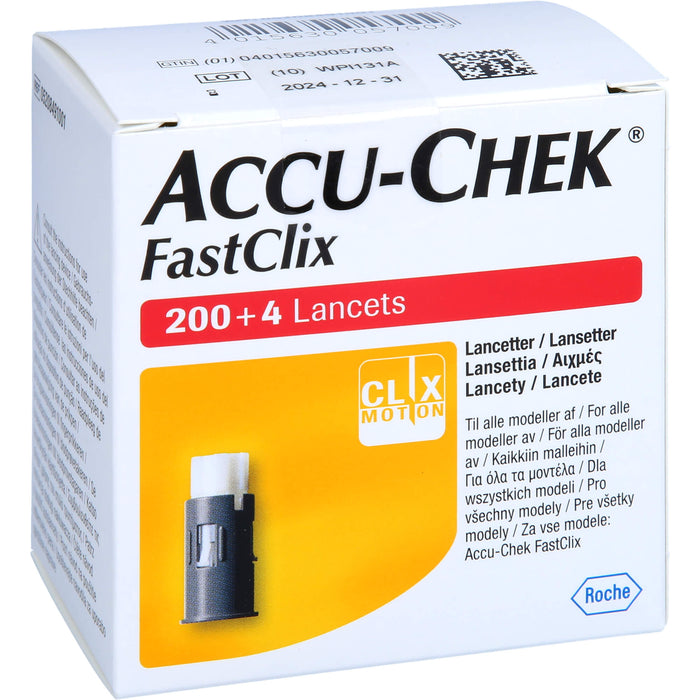 ACCU CHEK FastClix Lanzetten, 204 pc Dispositif