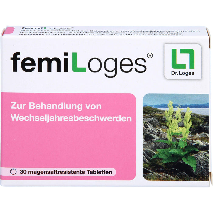 femiLoges Tabletten bei Wechseljahresbeschwerden, 30 pcs. Tablets