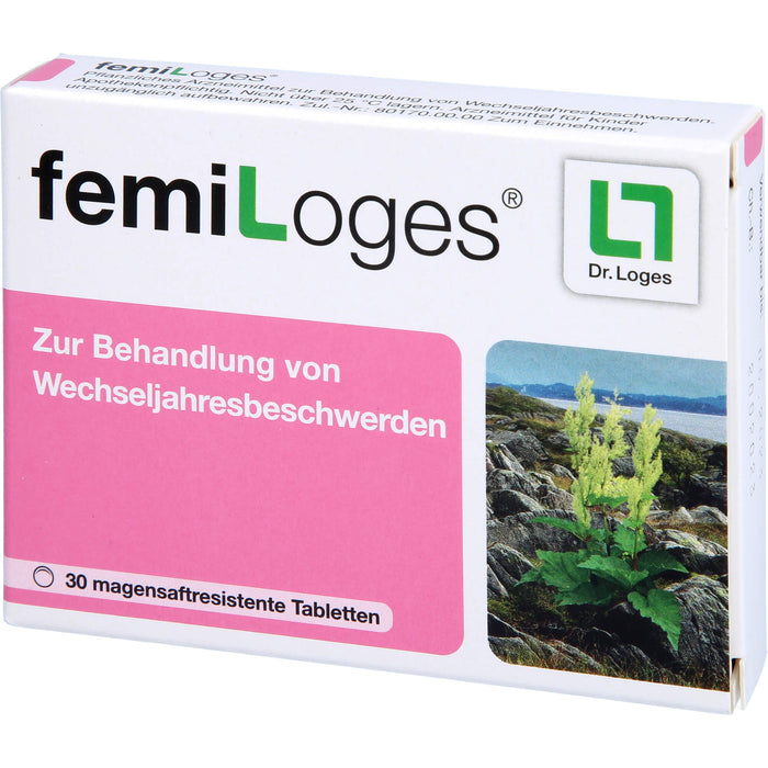 femiLoges Tabletten bei Wechseljahresbeschwerden, 30 pc Tablettes