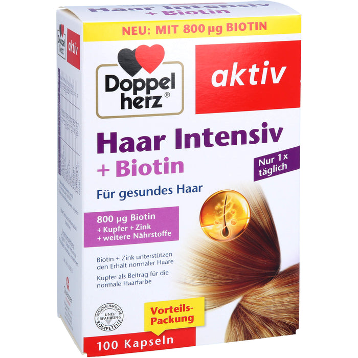 Doppelherz Haar Intensiv + Biotin, 100 St KAP