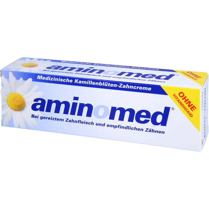 aminomed Kamillenblüten Zahncreme ohne Titandioxid, 75 ml Dentifrice