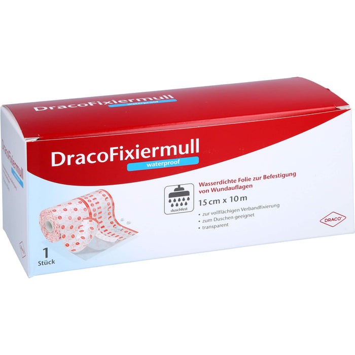 Draco Fixiermull waterproof 15cmx10m, 1 St VER