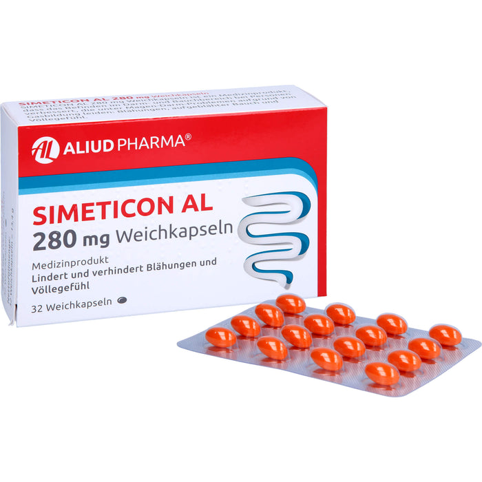 Simeticon AL 280 mg Weichkapseln, 32 St WKA