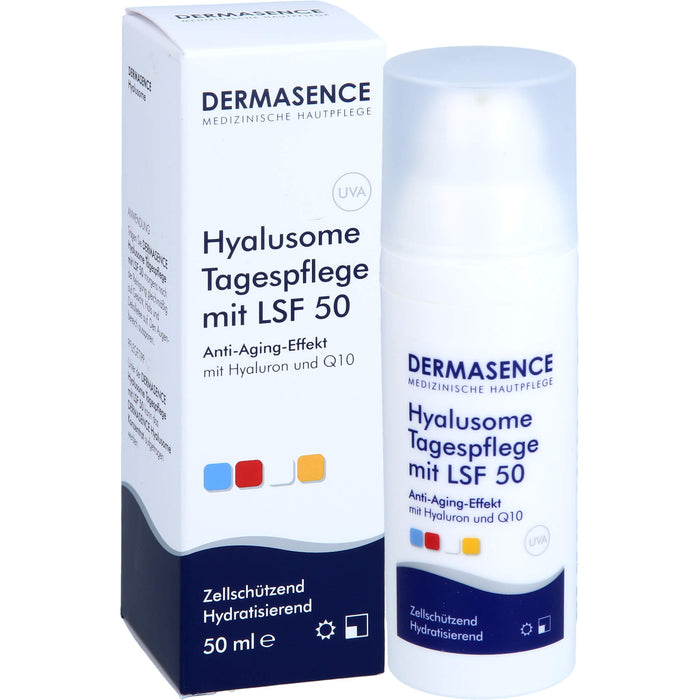 DERMASENCE Hyalusome Tagespflege LSF 50 zellschützend und hydratisierend, 50 ml Lotion