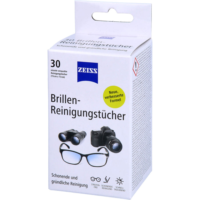 ZEISS Brillen-Reinigungstücher, 30 pc Tissus