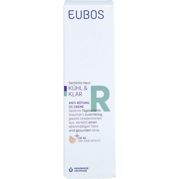 EUBOS KÜHL & KLAR Anti-Rötung CC Creme LSF 50, 30 ml CRE