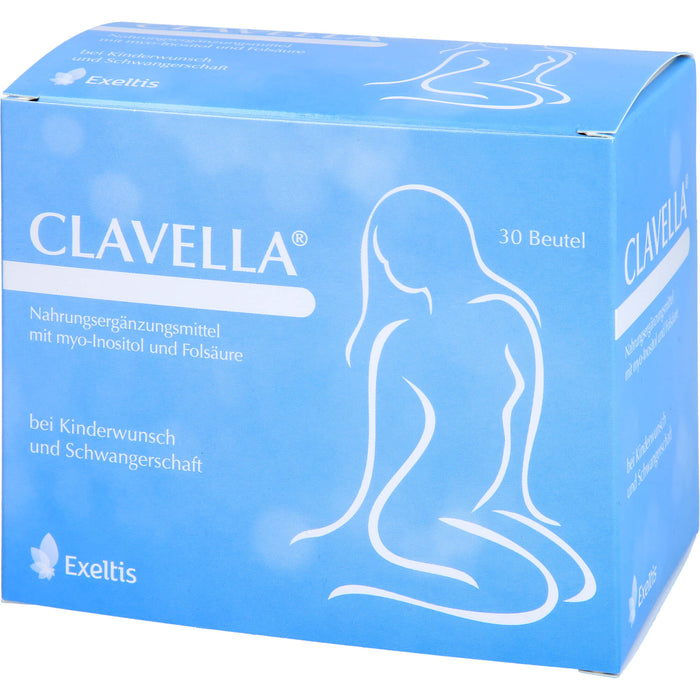 CLAVELLA Pulver bei Kinderwunsch und Schwangerschaft, 30 pc Sachets