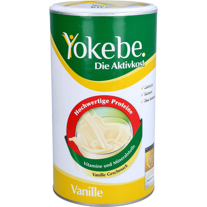 Yokebe Vanille lactosefrei NF2, 500 g PUL