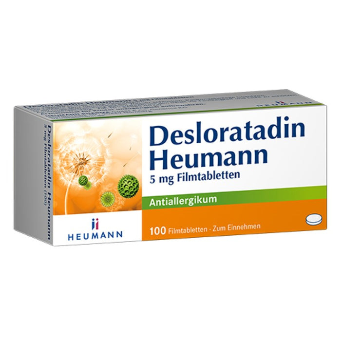 Desloratadin Heumann 5 mg Filmtabletten, 100 pc Tablettes