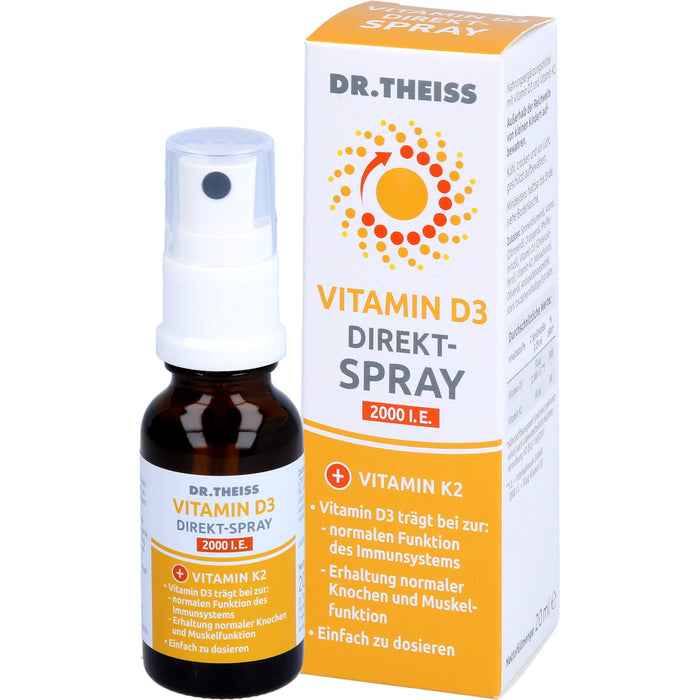 Dr. Theiss Vitamin D3 Direkt-Spray, 20 ml Spray