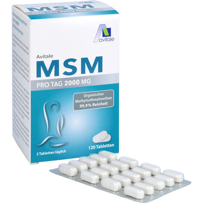 MSM 2000mg, 120 St TAB