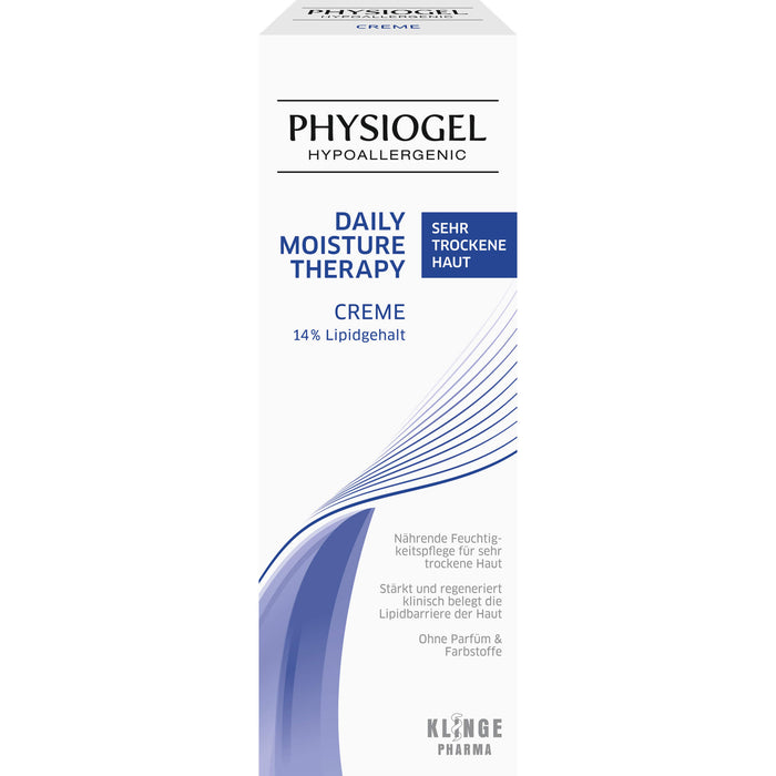 PHYSIOGEL Daily Moisture Therapy Creme für sehr trockene Haut, 75 ml Cream