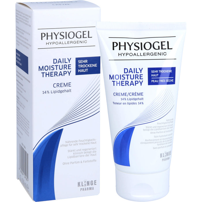 PHYSIOGEL Daily Moisture Therapy Creme für sehr trockene Haut, 150 ml Creme