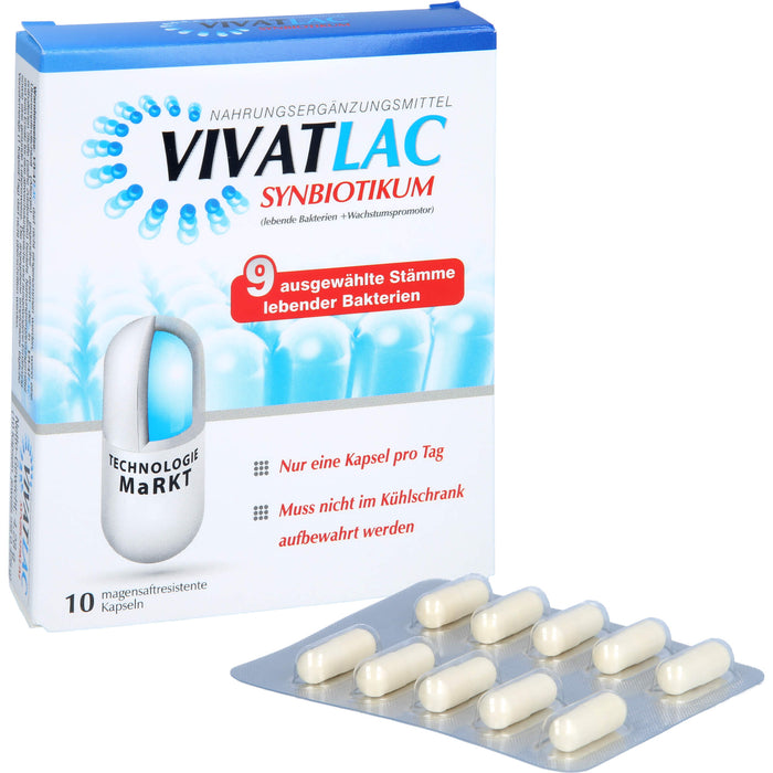 VIVATLAC Synbiotikum Kapseln, 10 pc Capsules