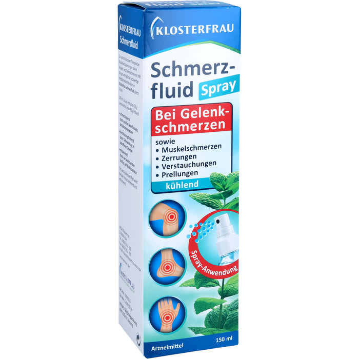 KLOSTERFRAU Schmerzfluid kühlend bei Gelenkschmerzen, 150 ml Lösung