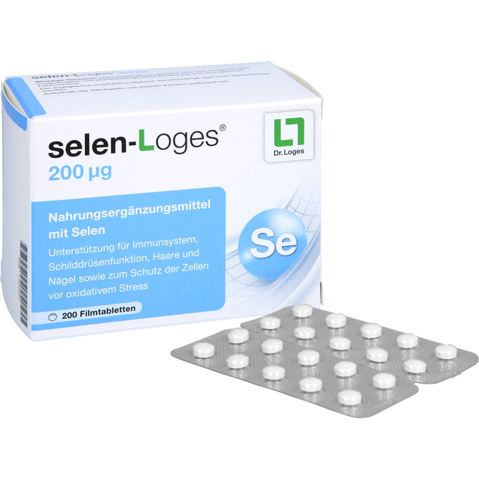 Selen-Loges 200 µg Filmtabletten, 200 St. Tabletten