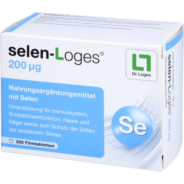 Selen-Loges 200 µg Filmtabletten, 200 pc Tablettes