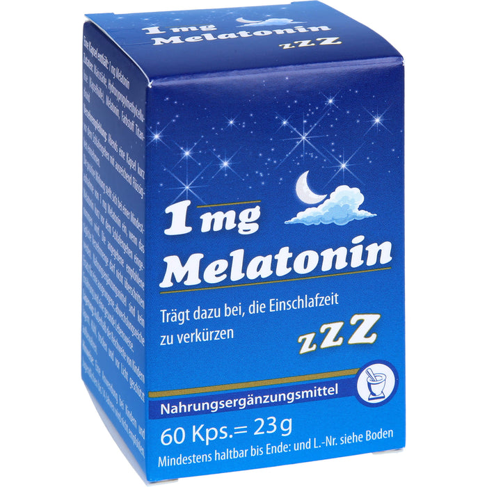 Melatonin 1mg Kapseln, 60 St KAP