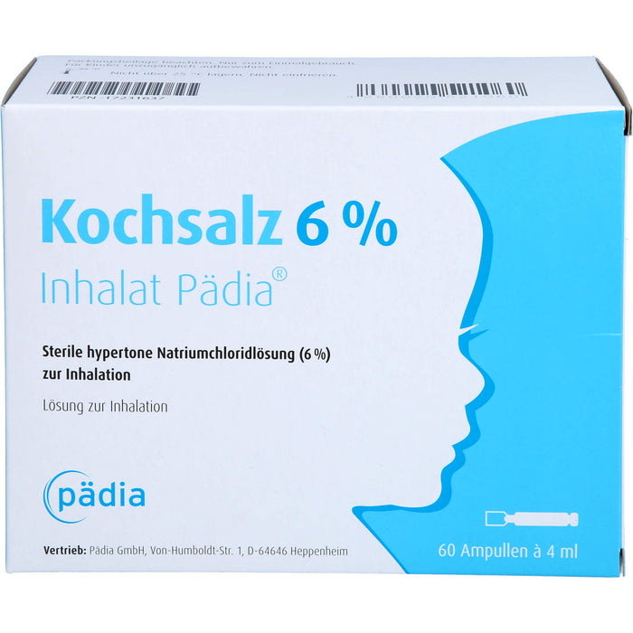 Kochsalz 6% Inhalat Paedia, 60 St IHA