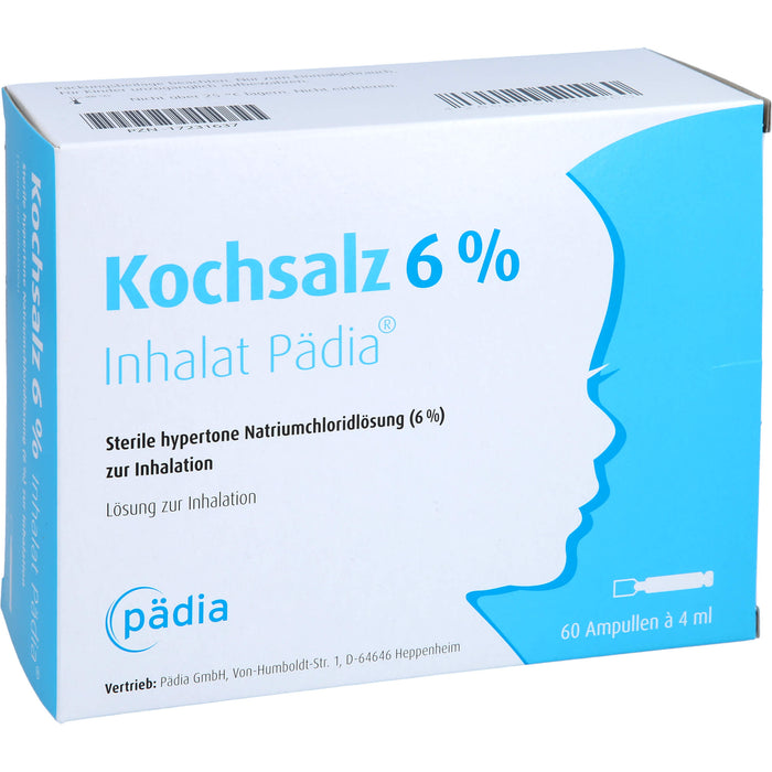 Kochsalz 6% Inhalat Paedia, 60 St IHA