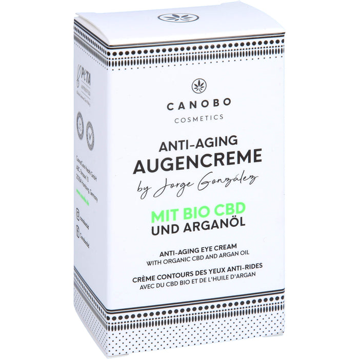 Canobo Augencreme Bio CBD, 15 ml AUC