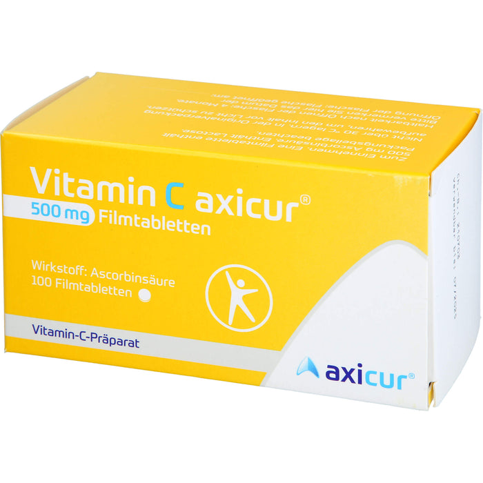 Vitamin C axicur 500 mg Filmtabletten, 100 St FTA