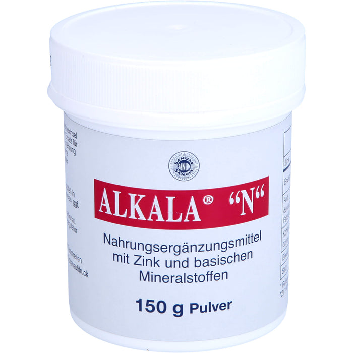 ALKALA N Pulver trägt zu einem normalen Säure-Basen-Stoffwechsel bei, 150 g Powder