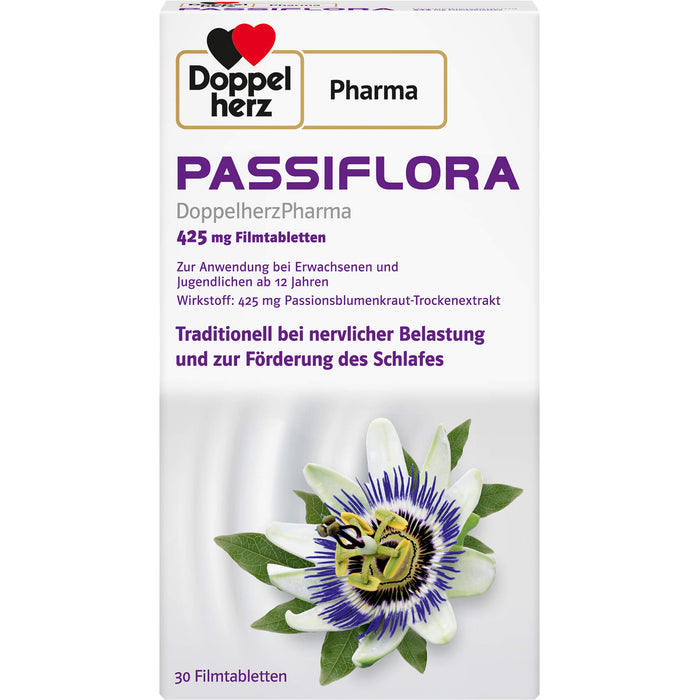 PASSIFLORA DoppelherzPharma 425 mg Filmtabletten, 30 St FTA