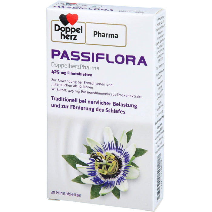 PASSIFLORA DoppelherzPharma 425 mg Filmtabletten, 30 St FTA