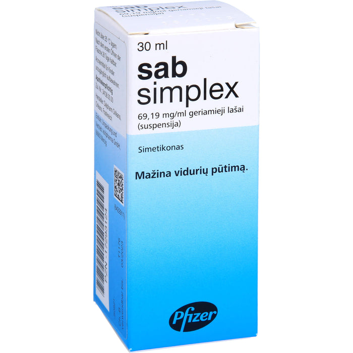 Sab Simplex Suspension bei Blähungen, 30 ml Solution