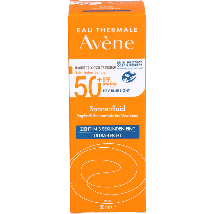 Avène Sonnenfluid SPF 50+ ultra leicht, 50 ml Cream