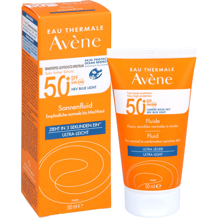 Avène Sonnenfluid SPF 50+ ultra leicht, 50 ml Crème