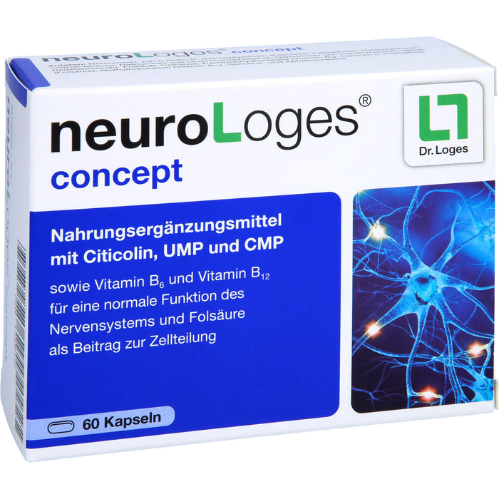 NeuroLoges concept Kapseln für eine normale Funktion des Nervensystems, 60 St. Kapseln