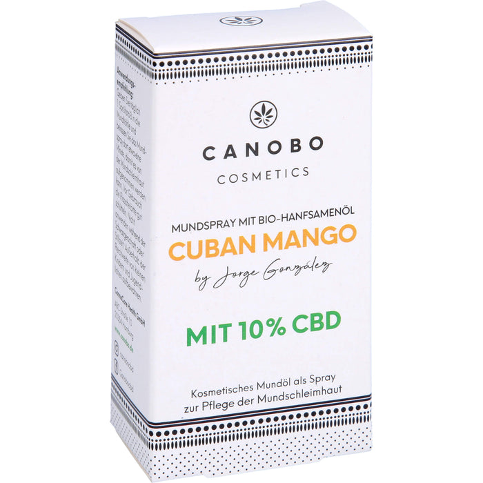 Canobo Bio CBD 10% Cuban Mango Mundspray, 10 ml SPR