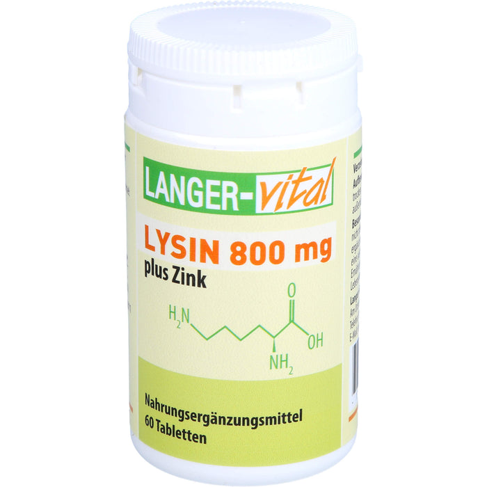 LYSIN 800 Mg + ZINK, 60 St TAB